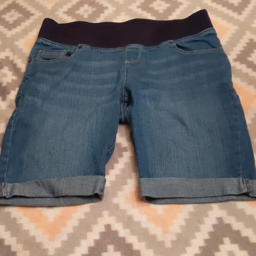 Maternity Jean Shorts